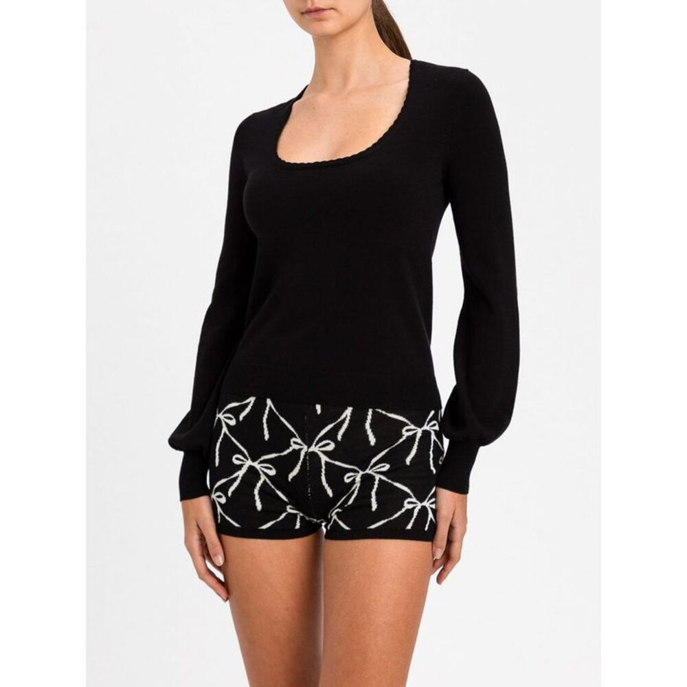 Twinset Women U-Neck Stretch-Viscose Blend Jumper Twinset